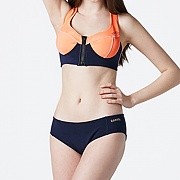 PURA CROP NEOPRENE BIKIN (TOP)I-NAVY-PEACH