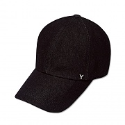 UNISEX BOY DENIM BASEBALL CAP-BLACK