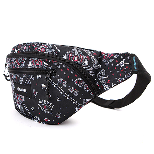 BARREL WAIST BAG 4L-PAISLEY