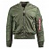 SLIM FIT MA-1 FLIGHT JACKET-SAGE*