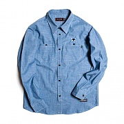 HEART&BONE CHAMBRAY LS SHIRTS