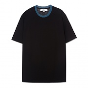 UNISEX TWO-TONE STANDARD T-SHIRT-BLACK