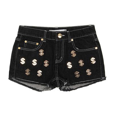 CASH FLOW DENIM SHORT-BLK