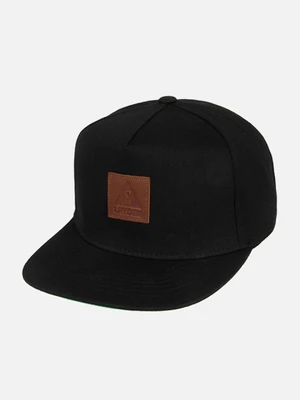 LEATHER ICON SNAPBACK-BLACK