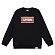 FAIR ISLE BOXLOGO SWEATSHIRT-BLACK