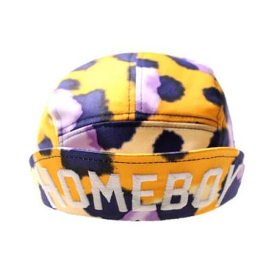 GEEKS CAMP CAP HOMEBOY LEOPARD GLOW-YELLOW