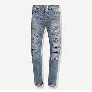 M#0901 SCRATCH DESTROYED STRETCH JEANS