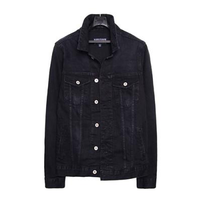 [MODIFIED] M#0452 WASHED BLACK DENIM JACKET