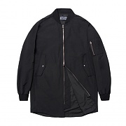 M#0537 SPRING HALF MA-1 JACKET (BLACK)