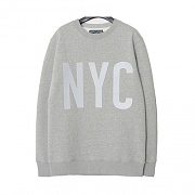 M#0470 NYC SCOTCHLITE SWEAT SHIRT_GRY