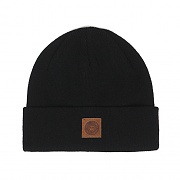 JOBBER MONOGRAM BEANIE-BLK