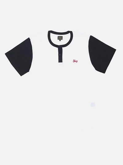 (131080085) 캐스트 헨리넥 반팔티 WHT/BLK