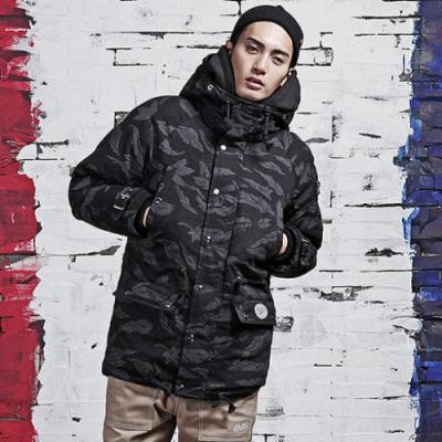 ROUGHMAN DUCK DOWN PARKA_BLK