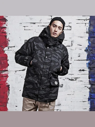 [ROMANTIC CROWN] ROUGHMAN DUCK DOWN PARKA_BLK