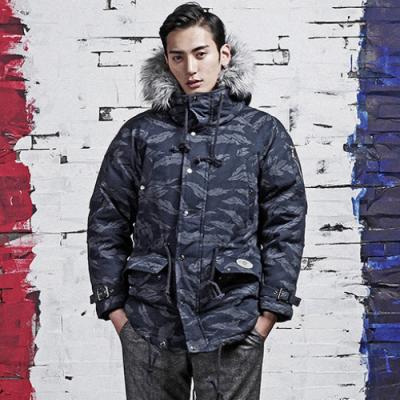 ROUGHMAN DUCK DOWN PARKA_NVY