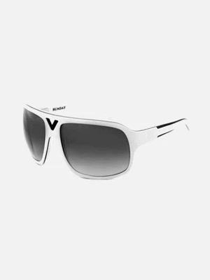 SUNDAY-WHT/BLK/WHT (GREY GRADIENT LENS)