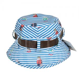 STUSSY RAT BUCKET HAT-BLUE