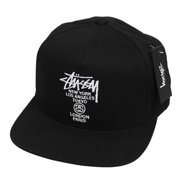 WORLD TOUR CANVAS CAP-BLK