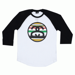 TOM TOM LINK RAGLAN - WHT/BLK