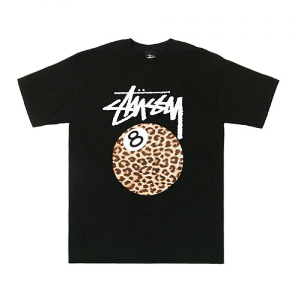 CHEETAH 8 BALL TEE-BLK