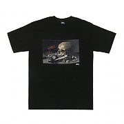 SKULL PAINTING TEE-BLK
