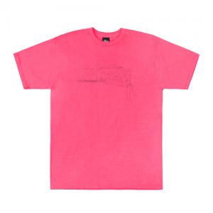 STOCK EMB. TEE-PINK