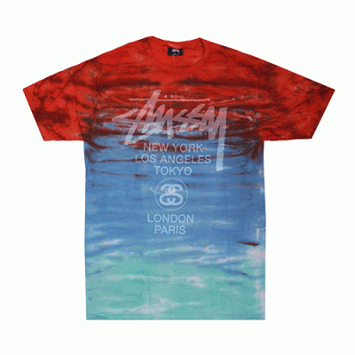 WORLD TOUR TD TEE-RED