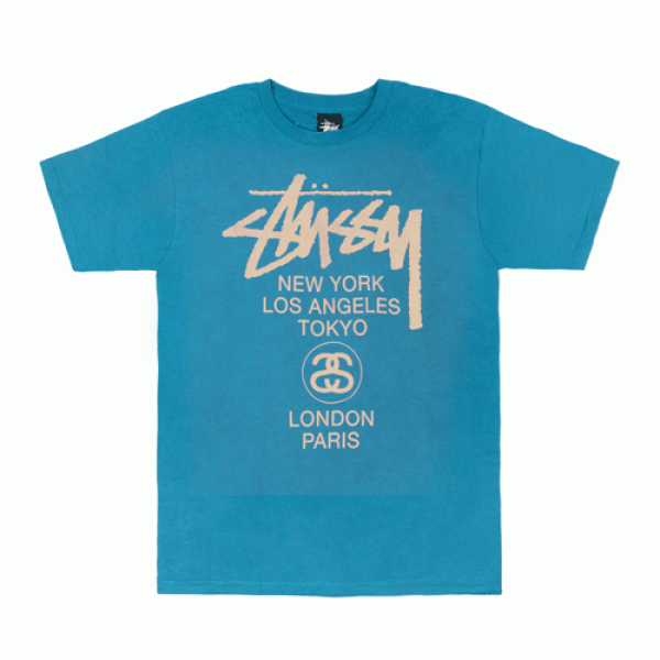WORLD TOUR TEE-BLUE