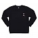 STACK EMB CREW - BLK