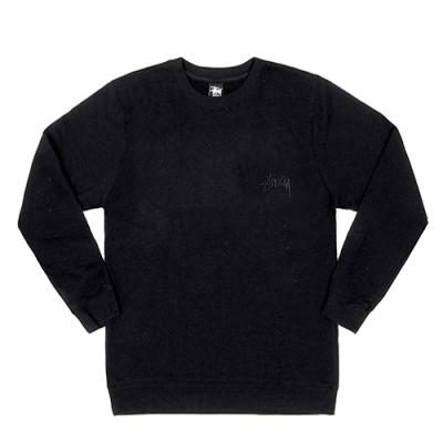 TONAL STOCK CREW-BLACK