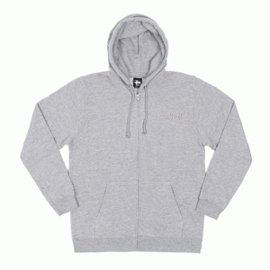 TONAL STOCK ZIP HOOD-GREY HEATHER