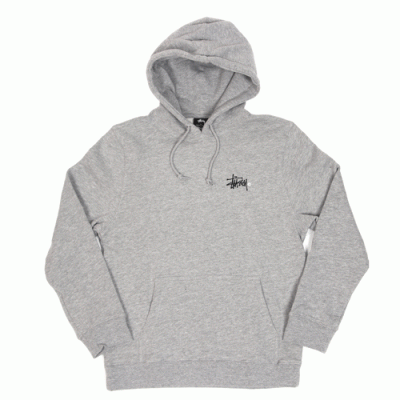 BASIC LOGO HOOD-GRY(whiteⓒ)