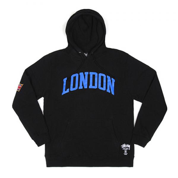 LONDON IST HOOD - BLACK