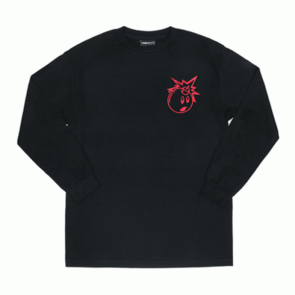 SIMPLE ADAM L/S T-SHIRT-BLK