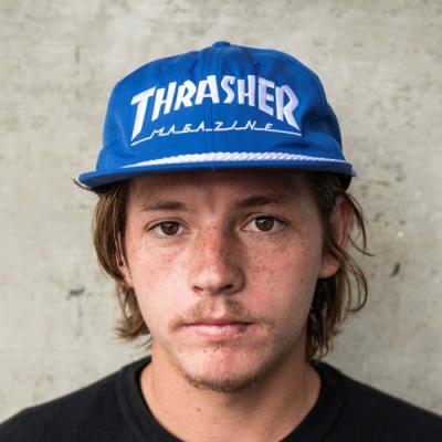 LOGO ROPE SNAPBACK-BLU