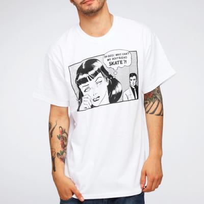 보이프렌드 반팔티 WHITE