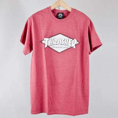 OG DIAMOND TEE-CARDINAL HTHR