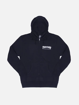 트레셔 로고 후드집업 NAVY