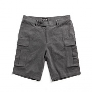 USF UTILITY SHORTS-CHARCOAL