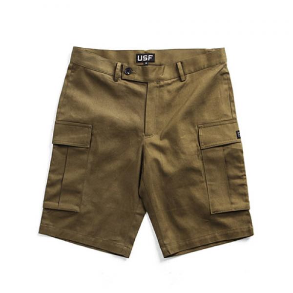 USF UTILITY SHORTS-KHAKI