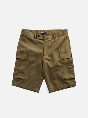[URBAN STUFF] USF UTILITY SHORTS-KHAKI