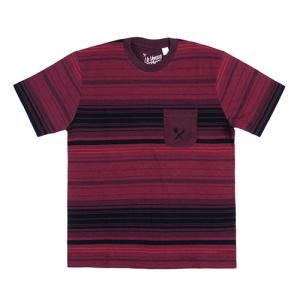 [US VERSUS THEM] STATIC STRIPE SHIRT-RED