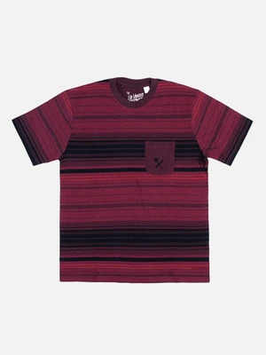 [US VERSUS THEM] STATIC STRIPE SHIRT-RED