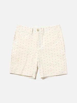 ANCHOR PATTERN SHORTS IVORY