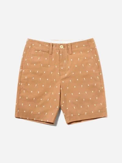 FISH PATTERN SHORTS [BEIGE]
