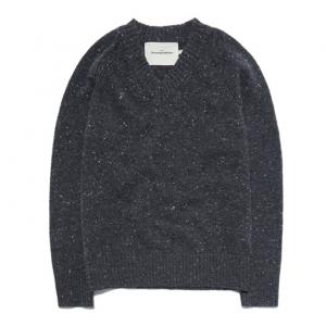 V-NECK KNIT DA [DARK GREY]