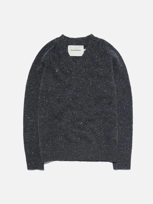 V-NECK KNIT DA [DARK GREY]
