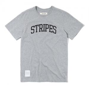 STRIPES T-SHIRT ES [GREY]