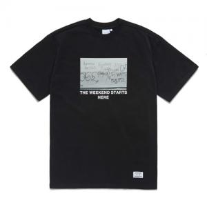 WEEKEND T-SHIRT FS [BLACK]