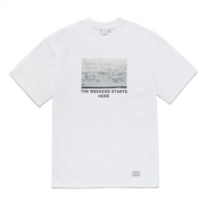 WEEKEND T-SHIRT FS [WHITE]